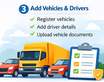 Lägg till fordon och förare i ExusTrans med lastkapacitet, lastutrymme och ADR-status